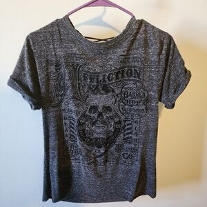 Affliction Gray Graphic Tee
